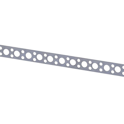 Mounting strap, perforated, 12 x 1 mm, 10 m