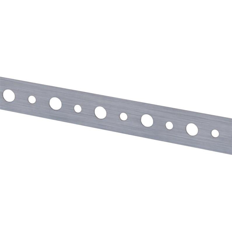 Tvirtinimo juosta, perforuota, 25 x 1 mm, 10 m, 2 skylių