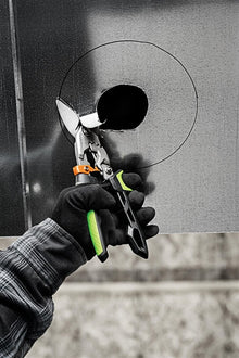 Fiskars PowerGear Aviation Tin Snips, Right Cut