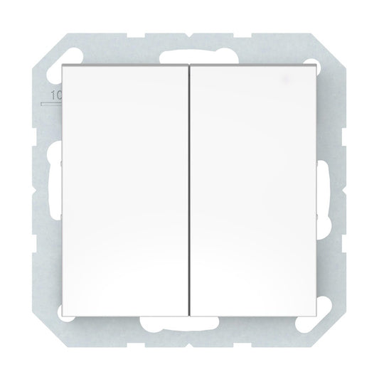 Włącznik VILMA QR1000, 2-klaw., biały