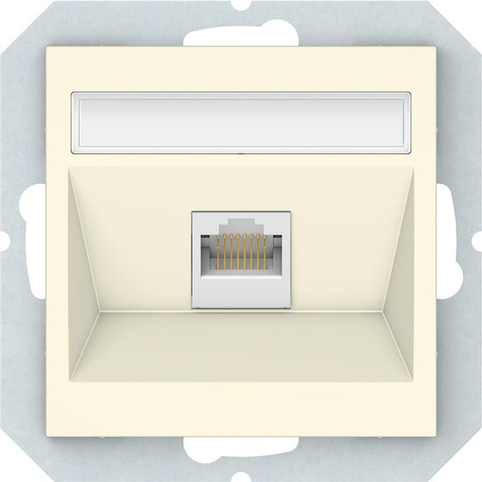 VILMA QR1000 computer socket, ivory