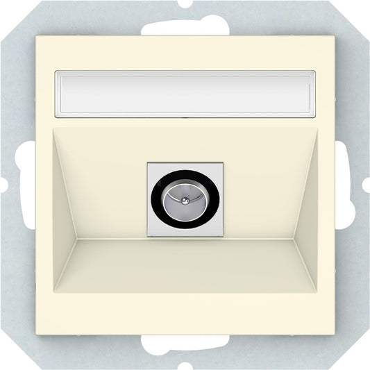 Antenna socket VILMA QR 1000, ivory