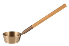 Czerpak do sauny RENTO, bambusowy, 0.3 l, 48 x 9 cm, szampański