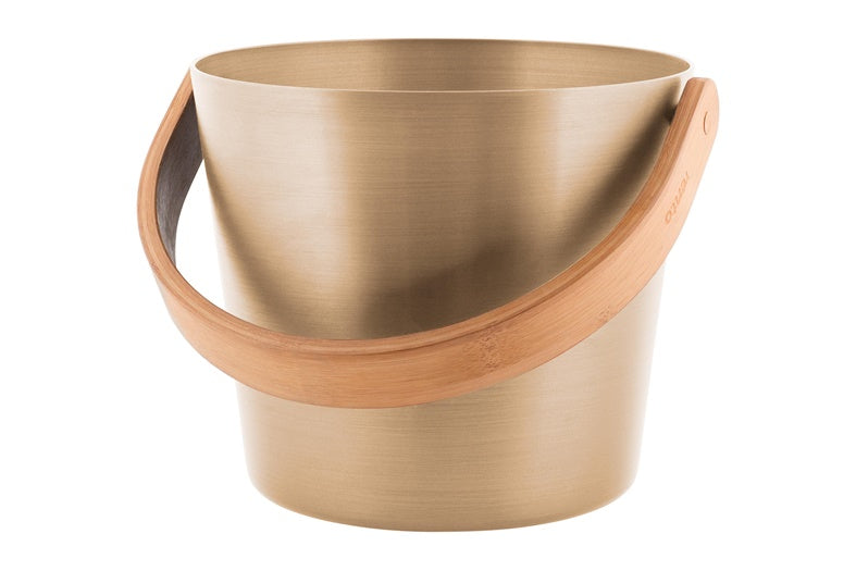 Sauna bucket RENTO CHAMPAGNE, 5 l, 23 x 23 cm,