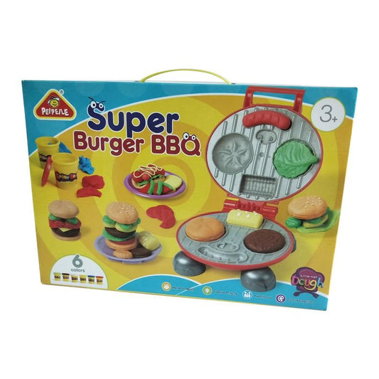 Toy modelling clay set 9005 burger BBQ