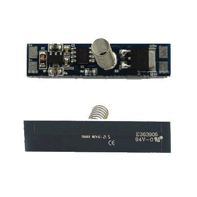 LED strip controller for mounting in a profile 8A PROF-DIM2/BL