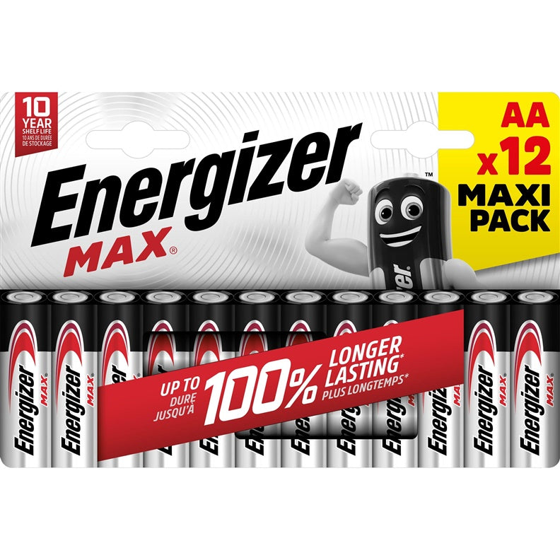 Baterie ENERGIZER MAX AA/LR06, 1,5V, 12 szt.