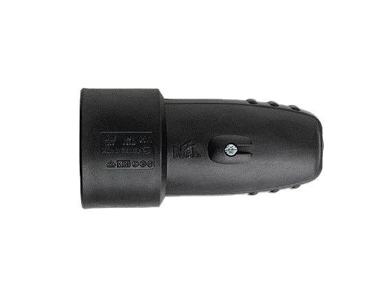 Гнездо удлинителя N&L, 3Р, 16А, 250В, черный