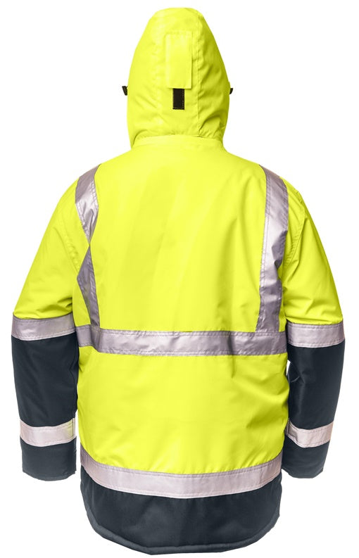 Kurtka CANVAS HIVIS FB-8946 żółta, niebieska, XXL
