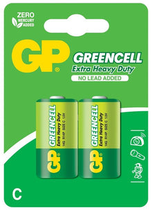 Baterie GP Greencell C/R14, 2 szt.