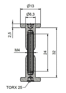 Klucze płaskie 8601/X, 32 mm