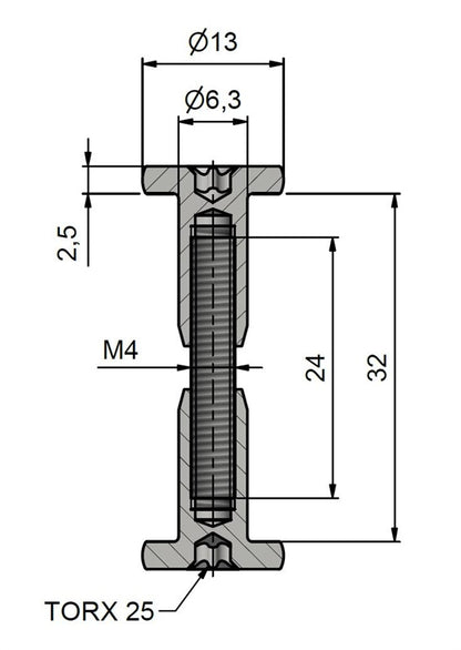 Open-ended spanners 8601/X, 32 mm