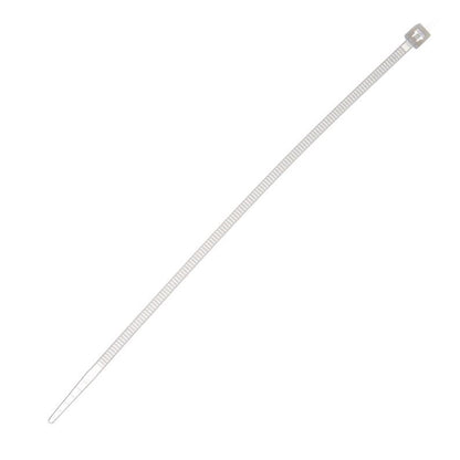 Tvirtinimo dirželis Elematic, 2,5 x 135 mm, baltas