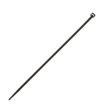 Tvirtinimo dirželis Elematic, 2,5 x 135 mm, juodas