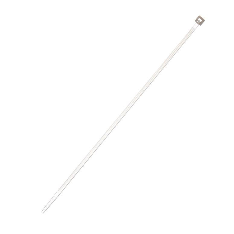 Laidų tvirtinimo dirželis Elematic, 2,6 x 160 mm, baltas
