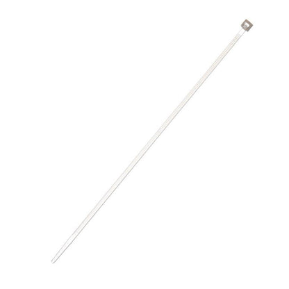 Laidų tvirtinimo dirželis Elematic, 2,6 x 160 mm, baltas