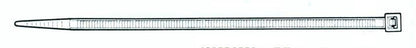 Tvirtinimo dirželis Elematic, 4,5 x 178 mm, baltas