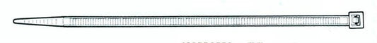 Tvirtinimo dirželis Elematic, 4,8 x 178 mm, juodas