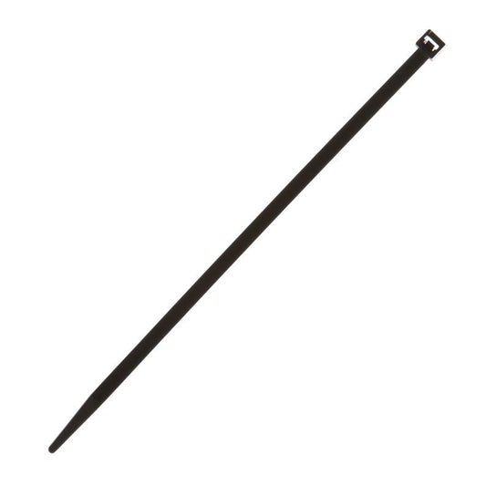 Tvirtinimo dirželis Elematic, 4,8 x 178 mm, juodas