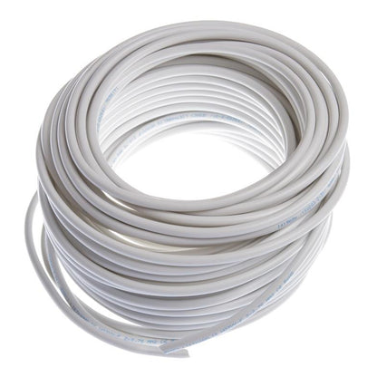 Cable Lietkabelis H03VV-F, 2 x 0.75 mm², white, 25 m