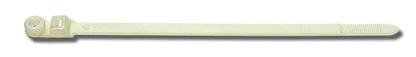 Cable tie, 4.5 x 200 mm, with loop, white