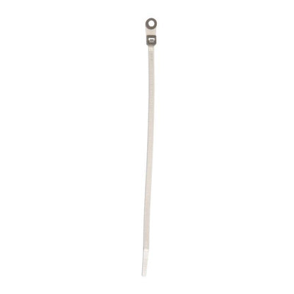Cable tie, 4.5 x 200 mm, with loop, white