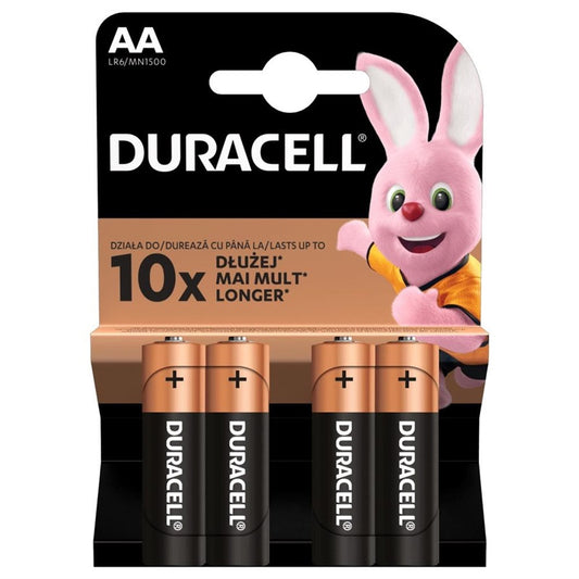 Batteries DURACELL AA/LR06, 1.5V, 4 pcs.
