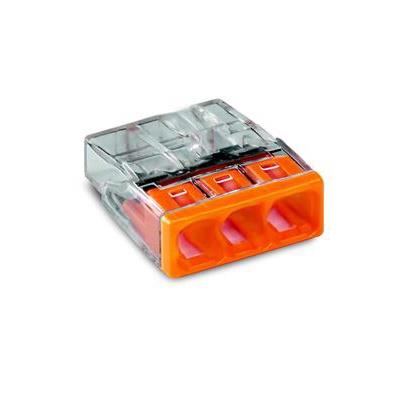 Złączka przewodów Wago 2273-203/100,3 x 0,5-2,5 mm²,450V, 100 szt.