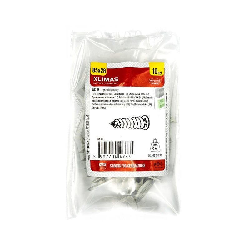 Wkret-Met WK-DS085 Plug, 85 mm x 28 mm, 10 pcs.
