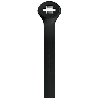 Laidų tvirtinimo dirželiai 2-LOCK, 2.5x100mm, juodi, 100vnt
