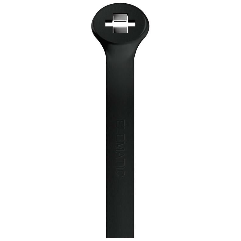 Opaski kablowe 2-LOCK, 4.5x250mm, czarne, 100szt.