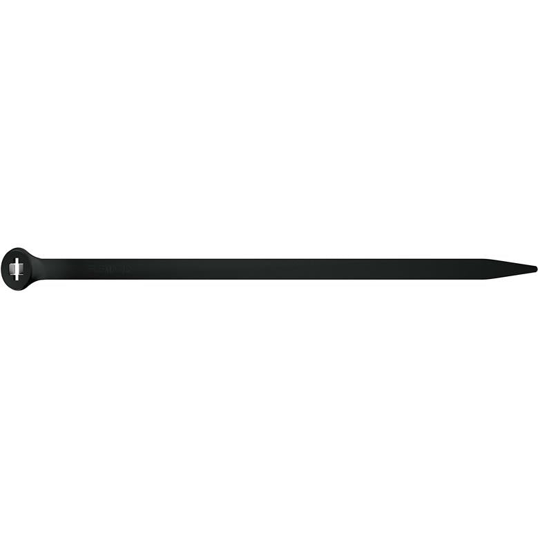 Tvirtinimo dirželiai 2-LOCK, 4.5x360mm, juodi, 100vnt