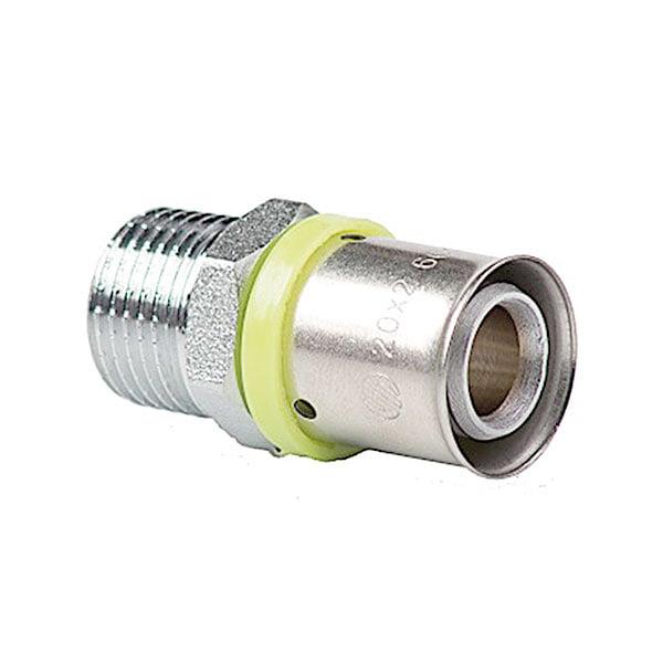 Jungtis 872435A presuojama, 25X2.00-3/4" išor. sriegis