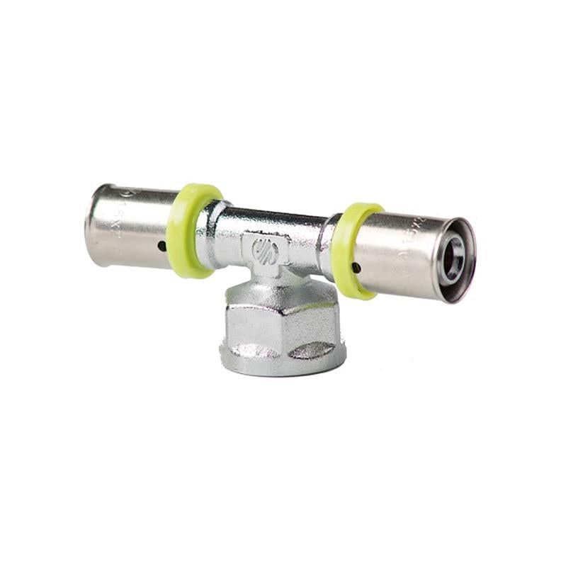 Tee 874418A press. 18x2.00-1/2"-18x2.00 female thread