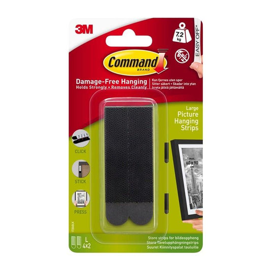 Picture Hanging Strips COMMAND, size L, 4 pairs