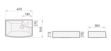 Washbasin PAA MINI STEP, 470×310 mm
