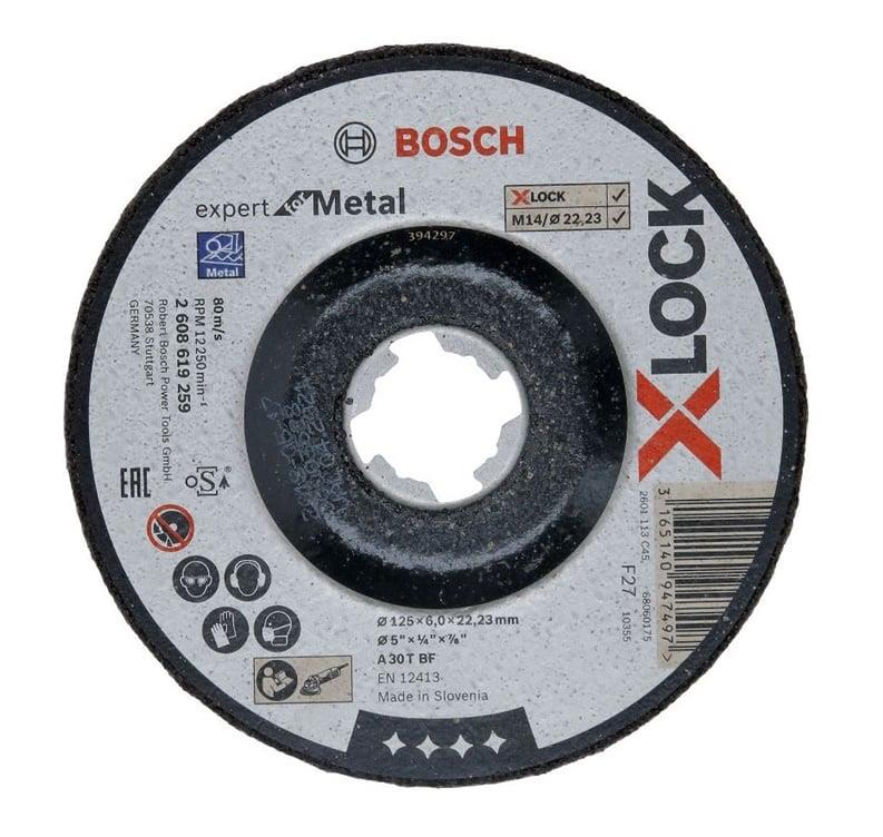 Tarcza szlifierska BOSCH X-LOCK 125x6 mm
