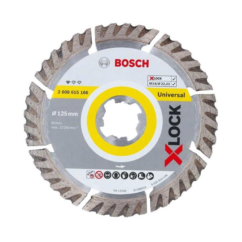 Diamentowa tarcza tnąca BOSCH X-LOCK 125x2x10 mm