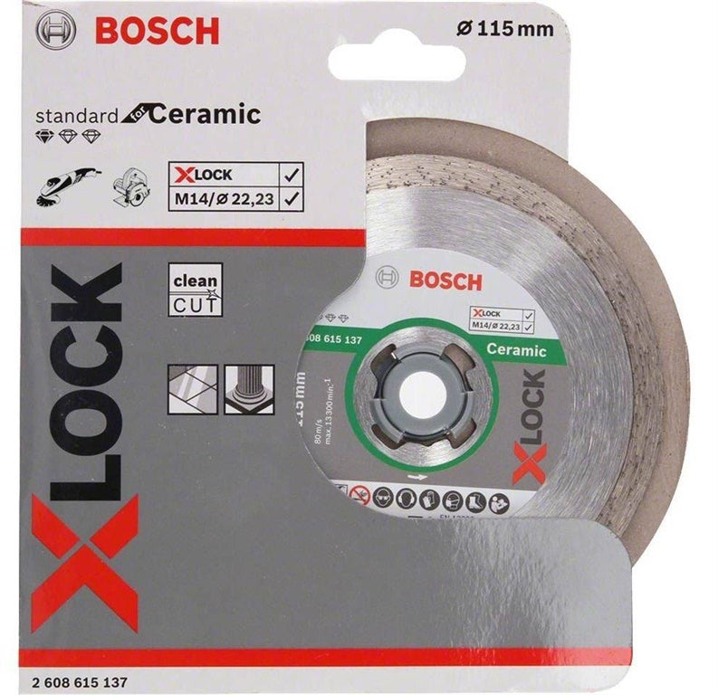 Diamond cutting disc BOSCH X-LOCK 125x1.6x7 mm