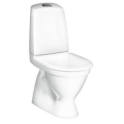 Toilet with cover NAUTIC 1510HF 2/4 l, hor.