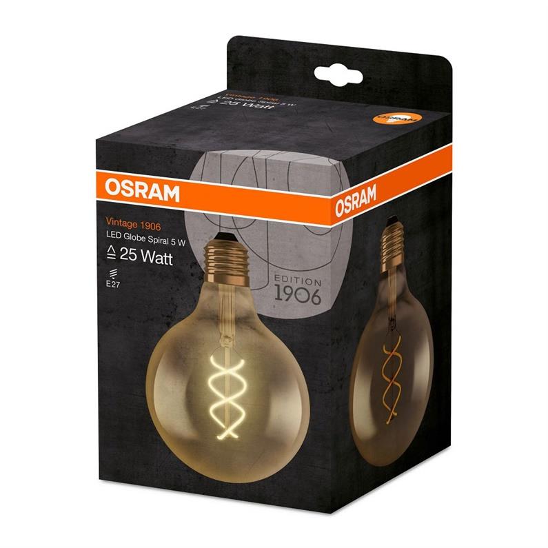 Osram LED bulb, G25, 2000 K, E27, 5 W, 300 lm
