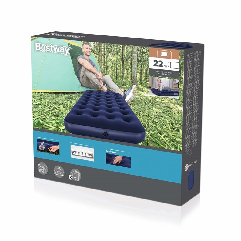 Materac welurowy TWIN BEZ POMPKI 67001