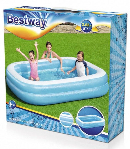 Bestway Inflatable Pool, Blue, 778 L