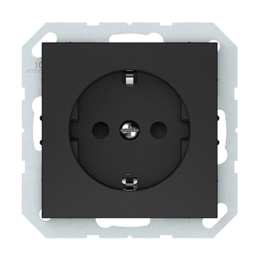 Socket VILMA QR1000, with earth, matt black