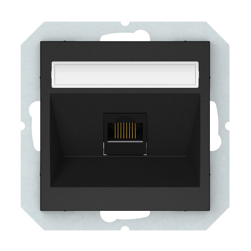 Computer socket VILMA QR1000, matt black