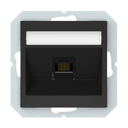 Computer socket VILMA QR1000, matt black