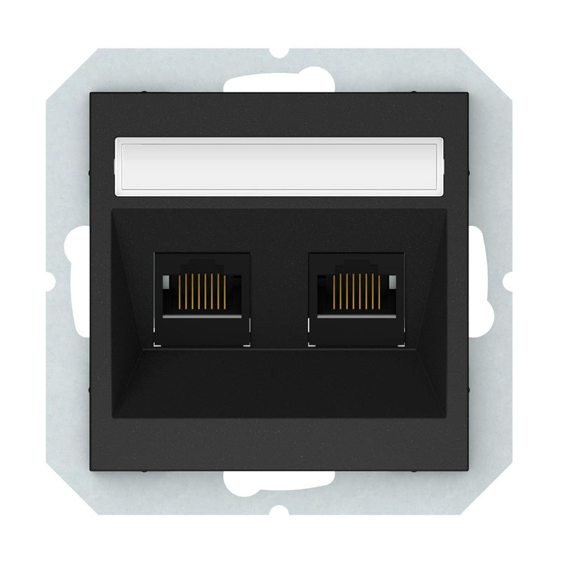 Computer socket VILMA QR1000, matt black
