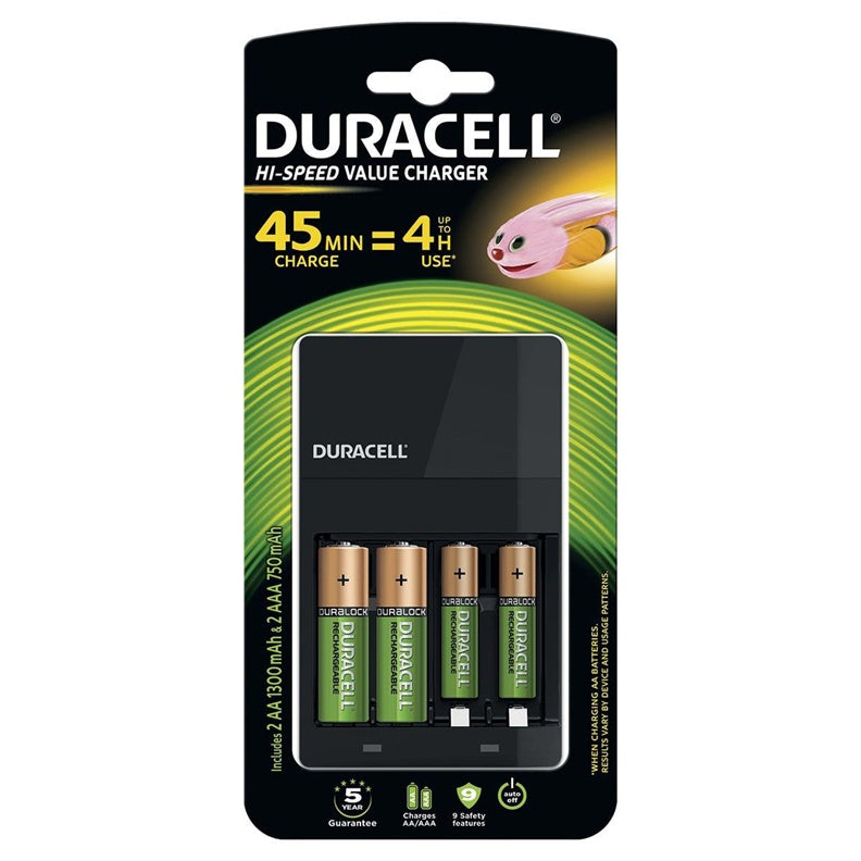 Įkr. elementų kroviklis Duracell+2AAA+2AA įkr. elementai