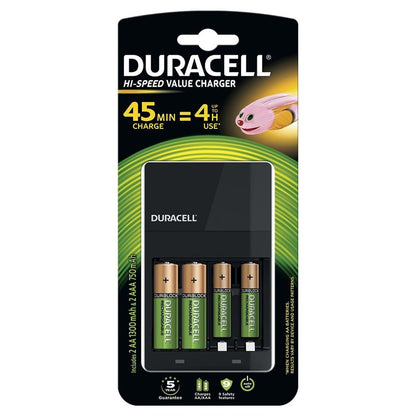 Įkr. elementų kroviklis Duracell+2AAA+2AA įkr. elementai
