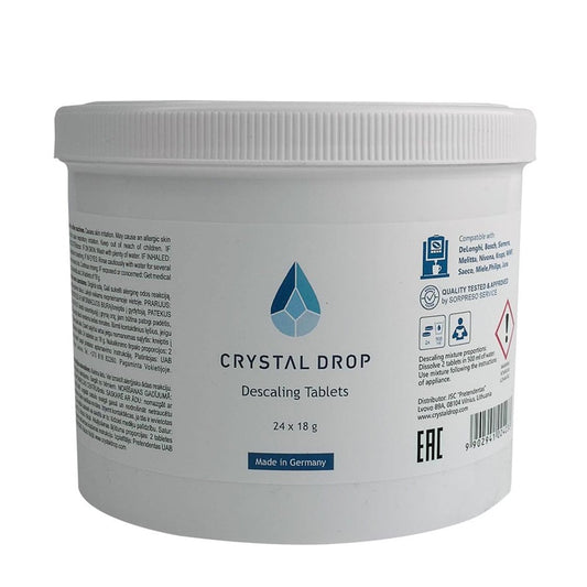 Tabletki odkamieniające do ekspresów do kawy Crystal Drop, 12 cykli